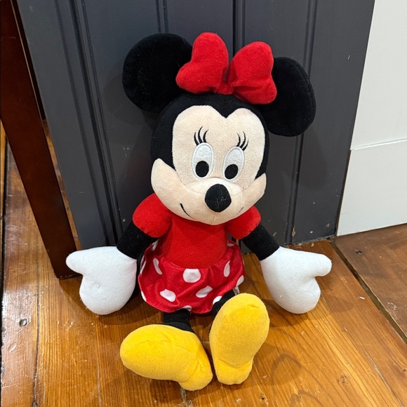 Disney Other - Disney Minnie Mouse Plush Toy - Red and Yellow